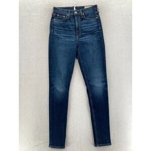 rag & bone Women's Skinny Jeans - Dark Blue